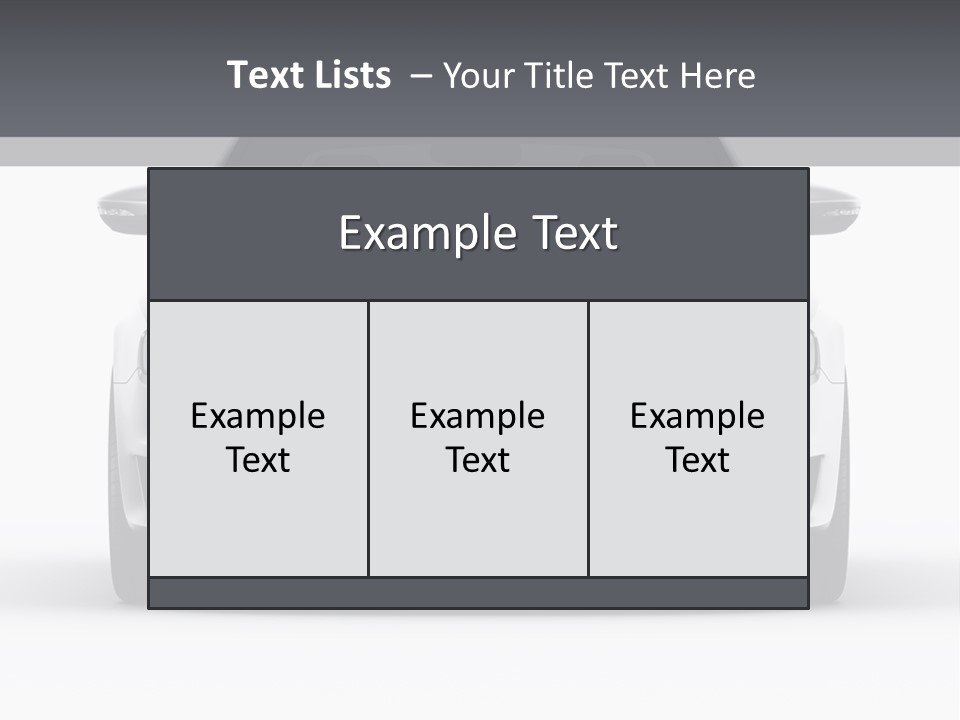 Luxury Design Sportscar PowerPoint Template