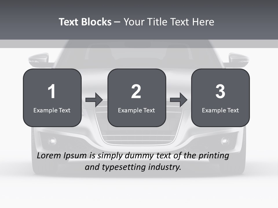 Luxury Design Sportscar PowerPoint Template