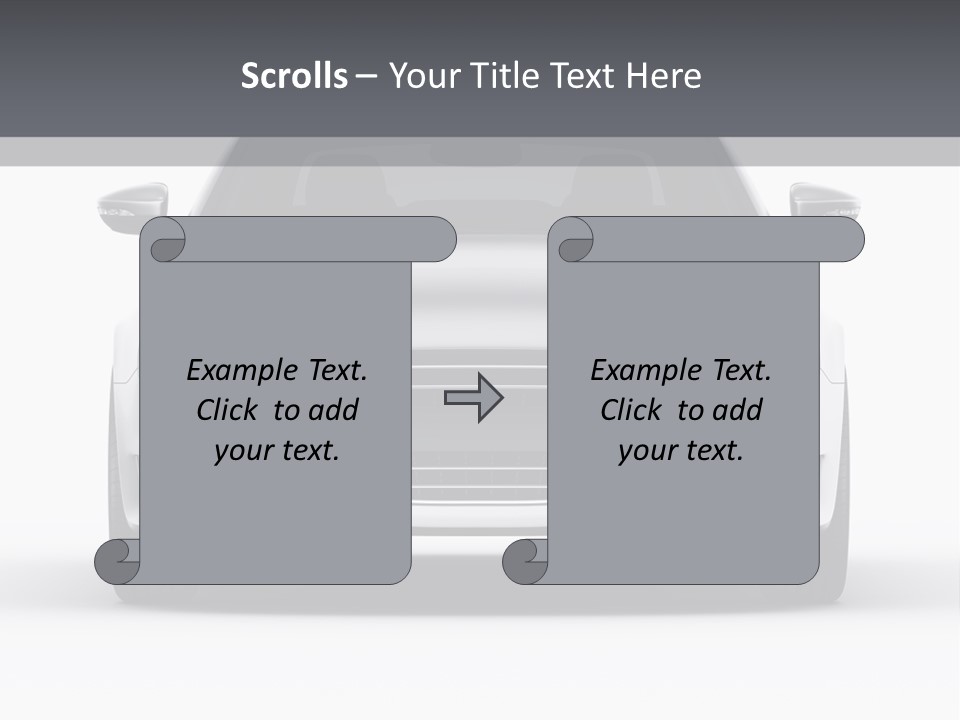 Luxury Design Sportscar PowerPoint Template