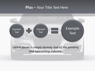 Luxury Design Sportscar PowerPoint Template