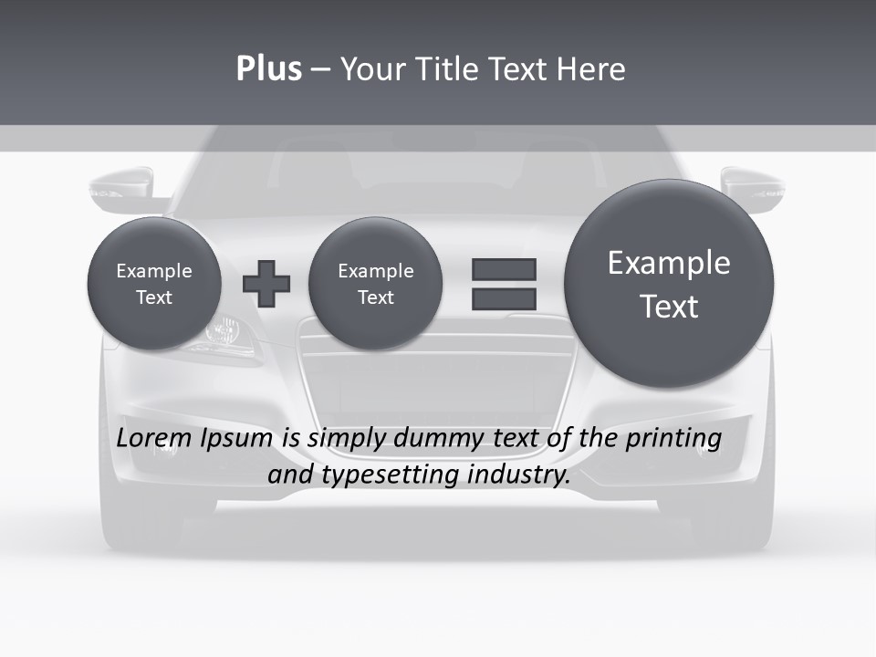Luxury Design Sportscar PowerPoint Template