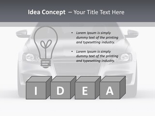 Luxury Design Sportscar PowerPoint Template
