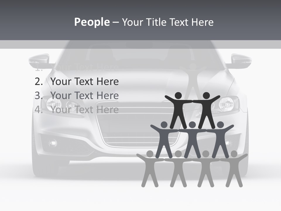 Luxury Design Sportscar PowerPoint Template