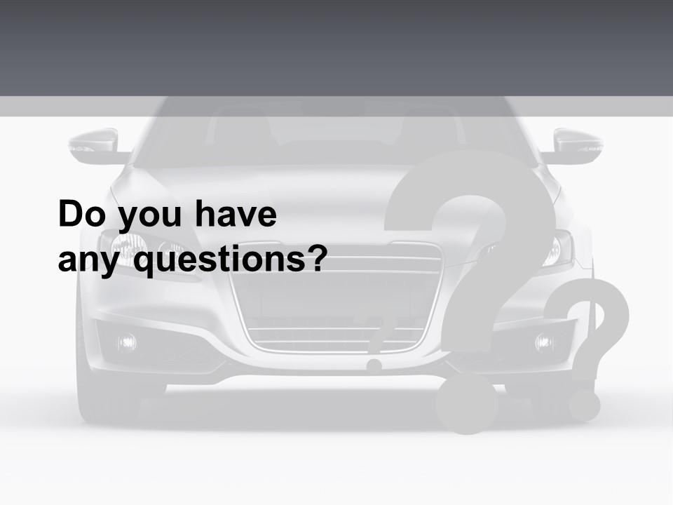 Luxury Design Sportscar PowerPoint Template