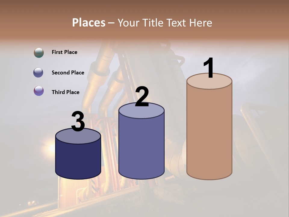 Station Petrochemical Technology PowerPoint Template