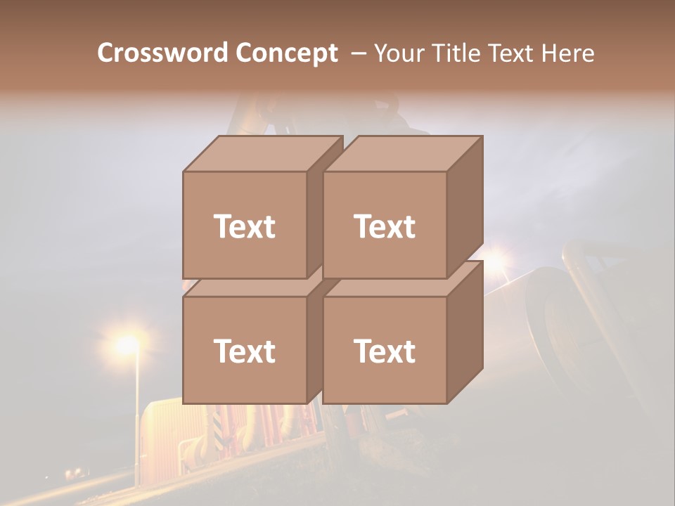 Station Petrochemical Technology PowerPoint Template