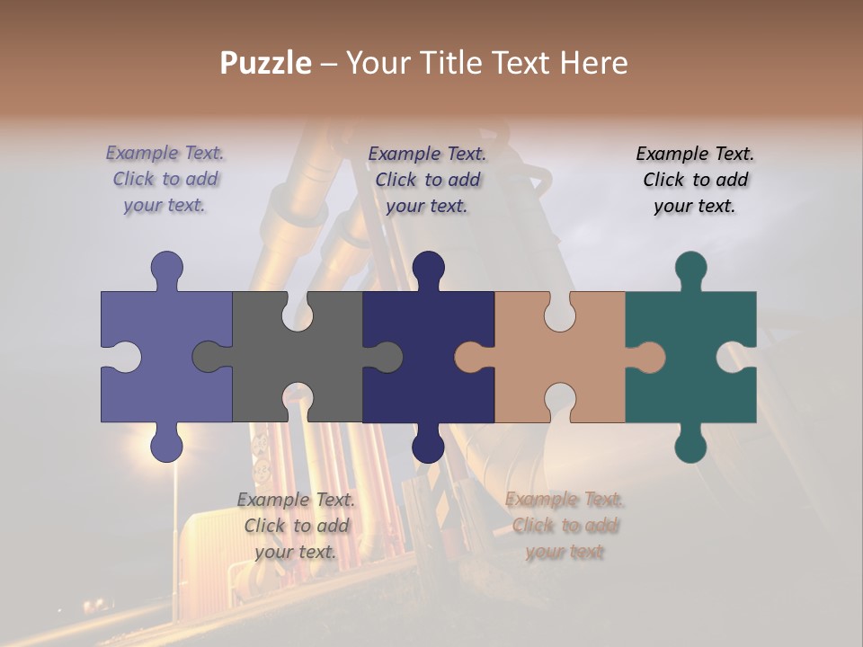 Station Petrochemical Technology PowerPoint Template