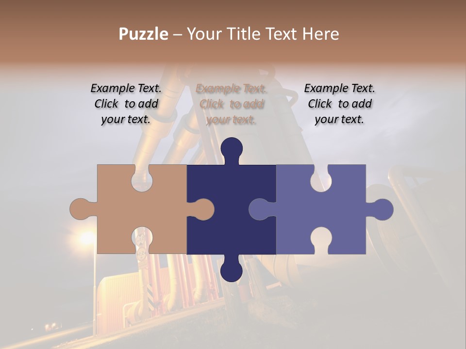 Station Petrochemical Technology PowerPoint Template
