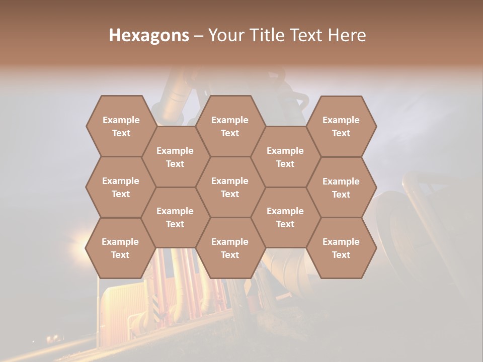 Station Petrochemical Technology PowerPoint Template