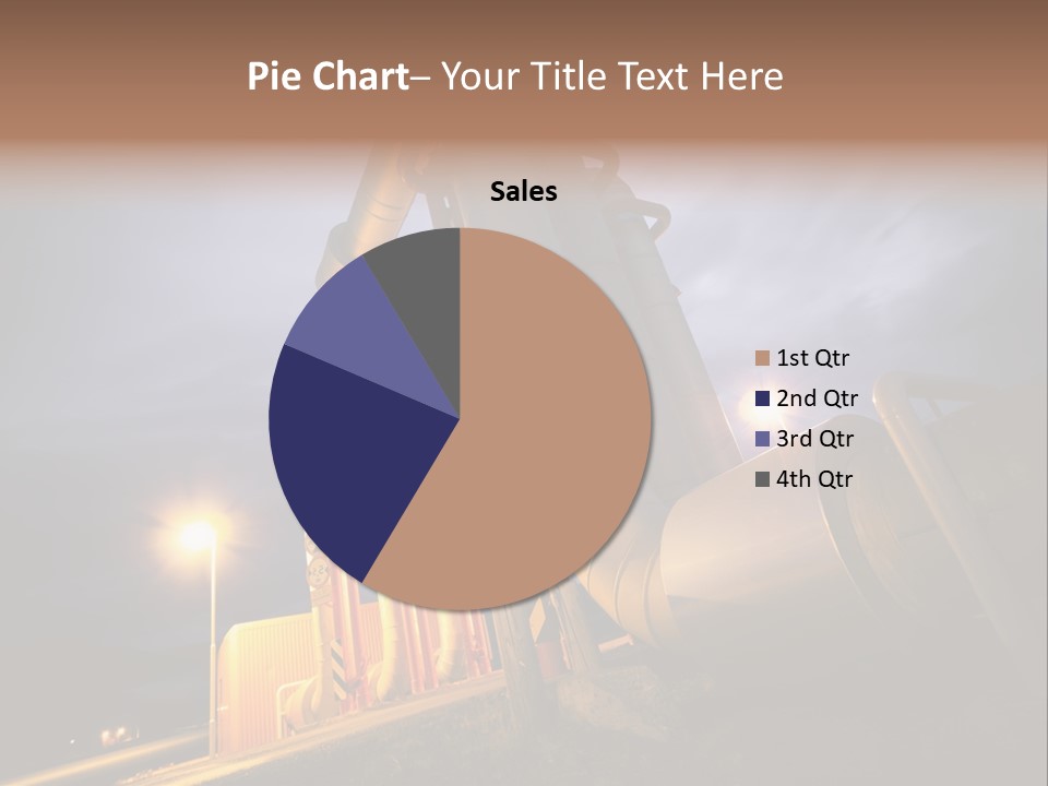 Station Petrochemical Technology PowerPoint Template