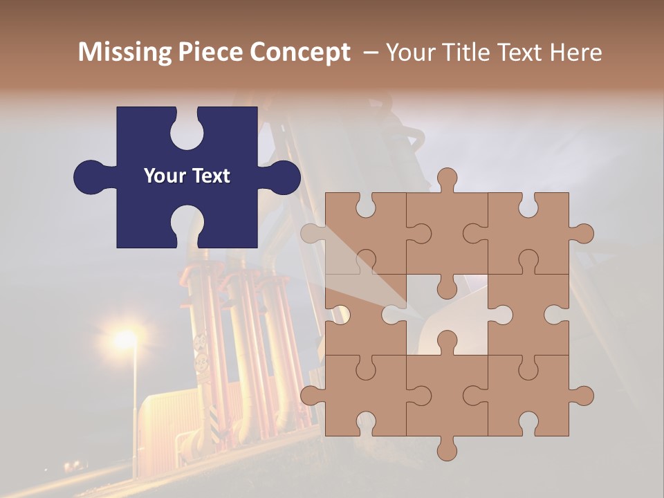 Station Petrochemical Technology PowerPoint Template