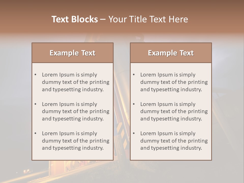 Station Petrochemical Technology PowerPoint Template