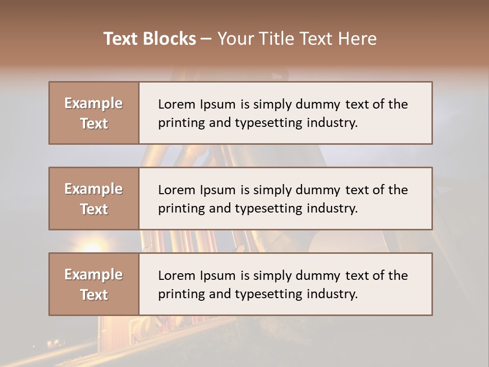 Station Petrochemical Technology PowerPoint Template