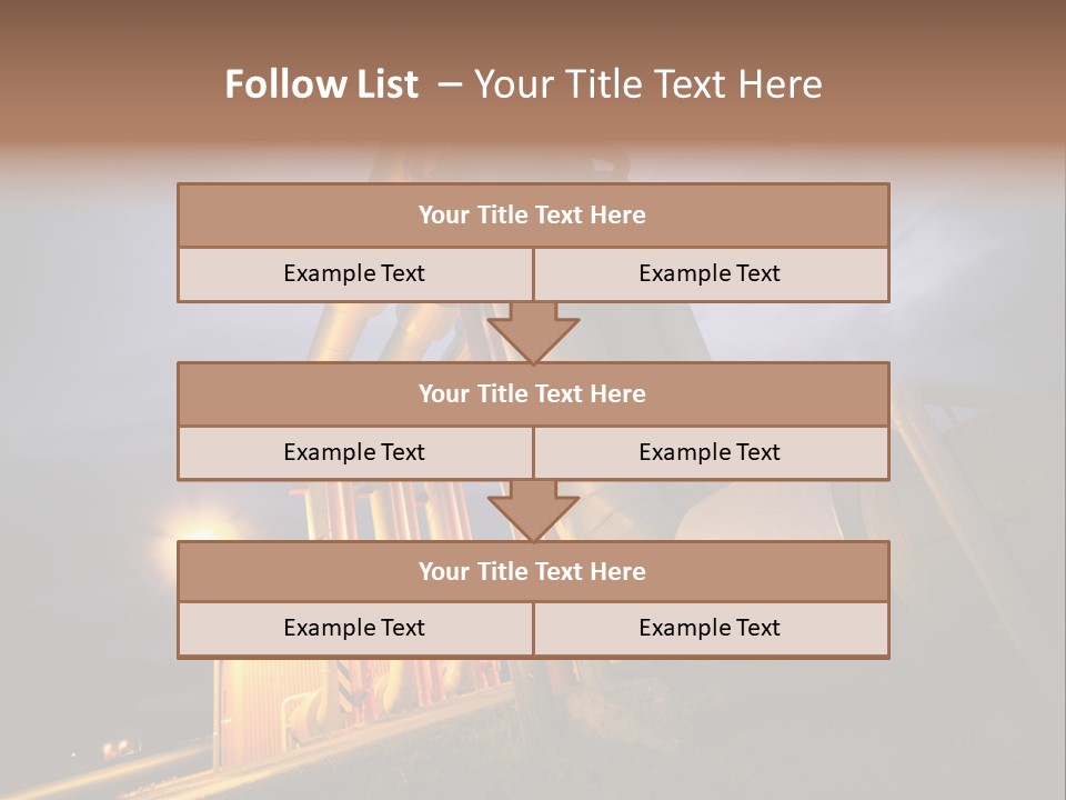 Station Petrochemical Technology PowerPoint Template