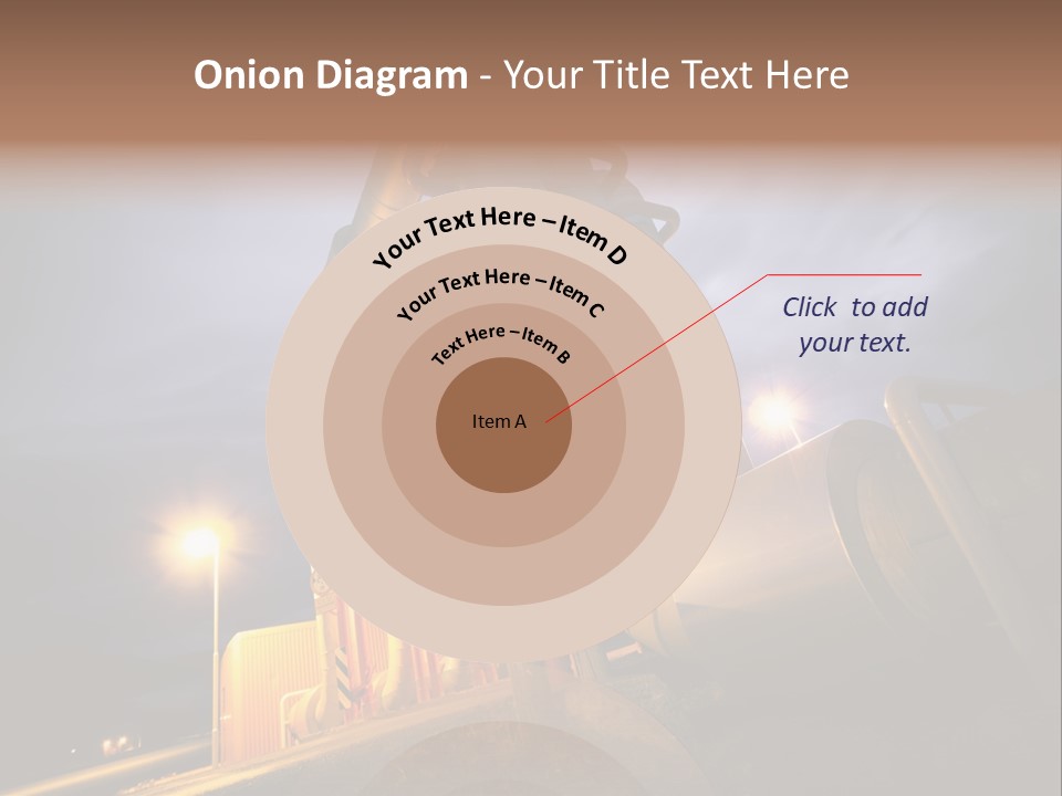 Station Petrochemical Technology PowerPoint Template