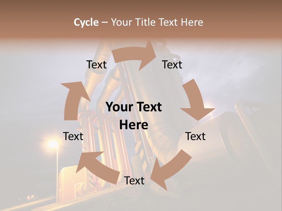 Station Petrochemical Technology PowerPoint Template