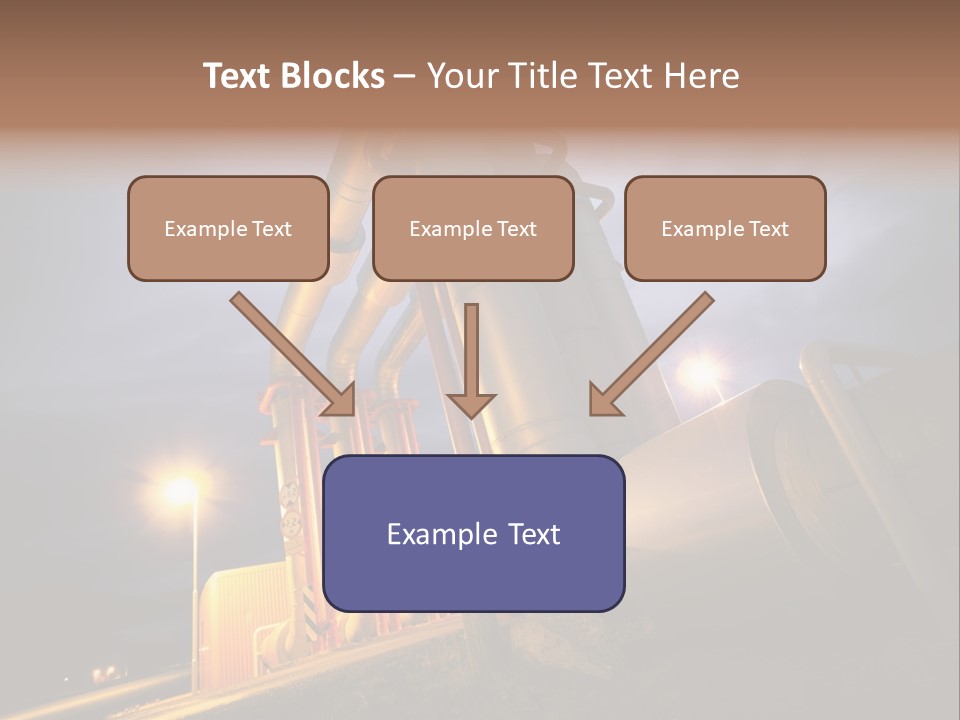 Station Petrochemical Technology PowerPoint Template