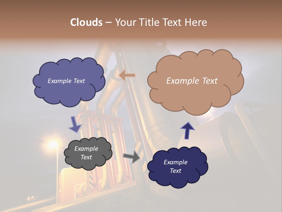 Station Petrochemical Technology PowerPoint Template