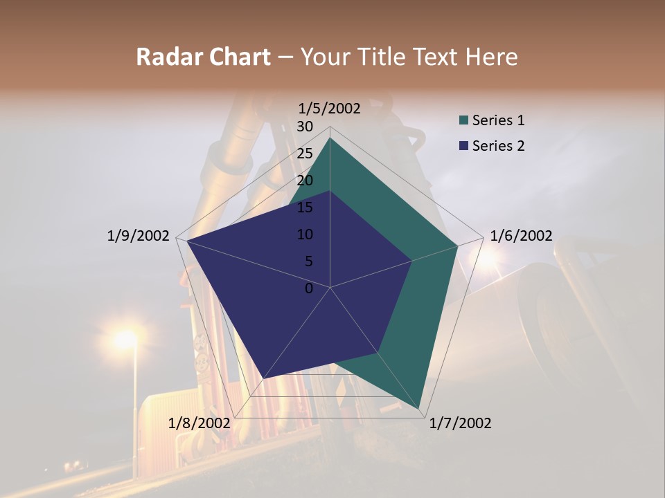 Station Petrochemical Technology PowerPoint Template