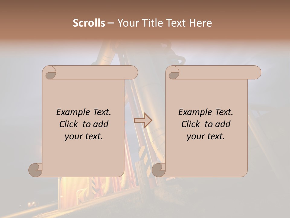 Station Petrochemical Technology PowerPoint Template
