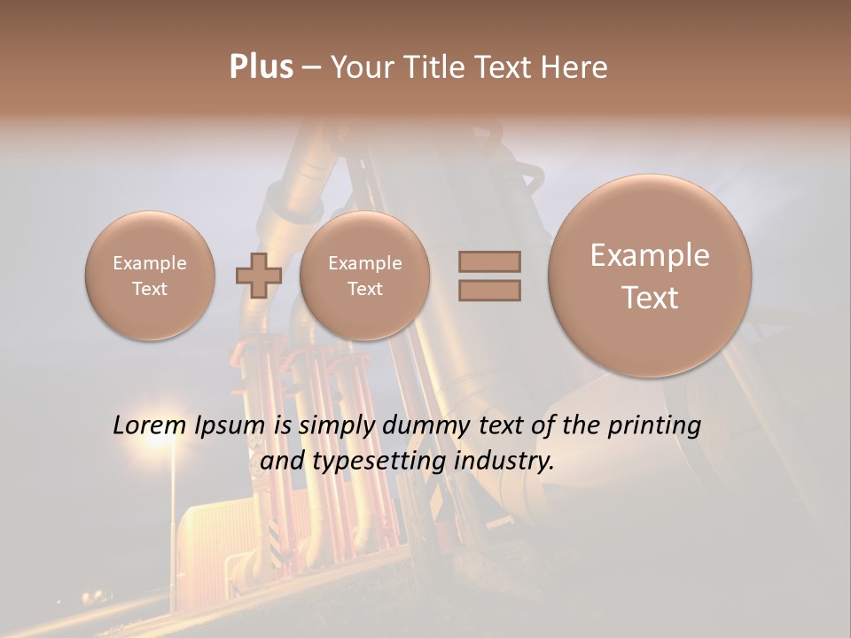 Station Petrochemical Technology PowerPoint Template