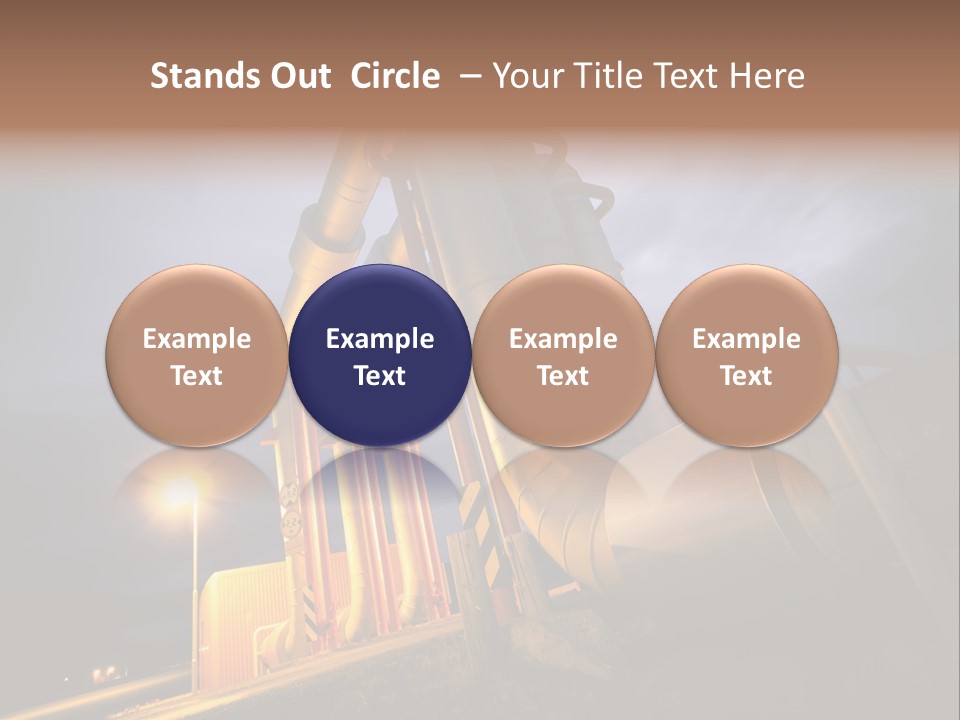 Station Petrochemical Technology PowerPoint Template