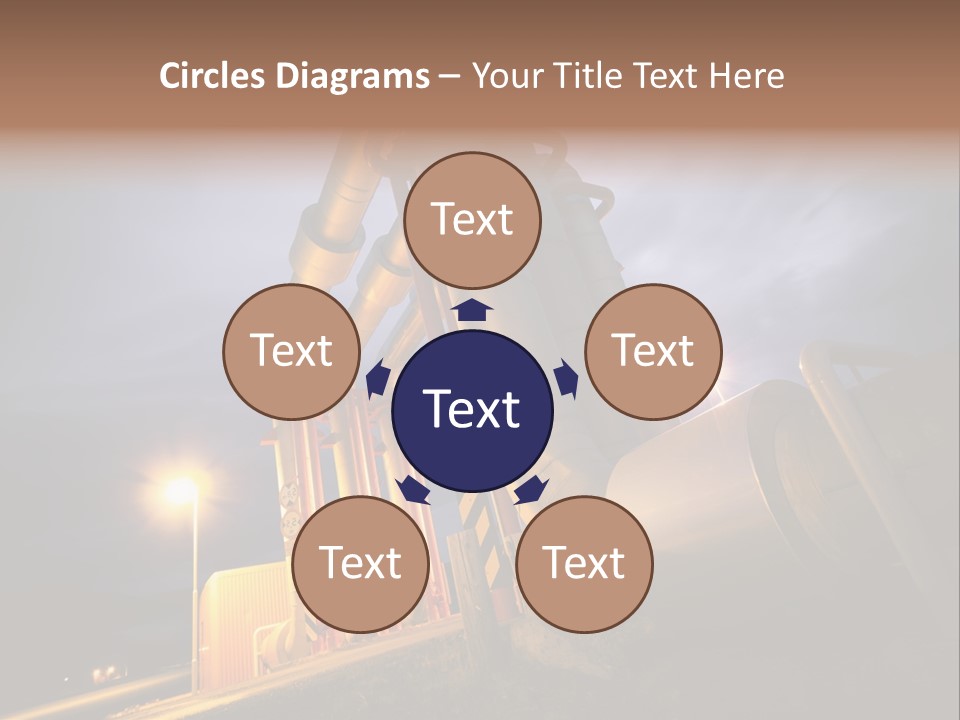 Station Petrochemical Technology PowerPoint Template