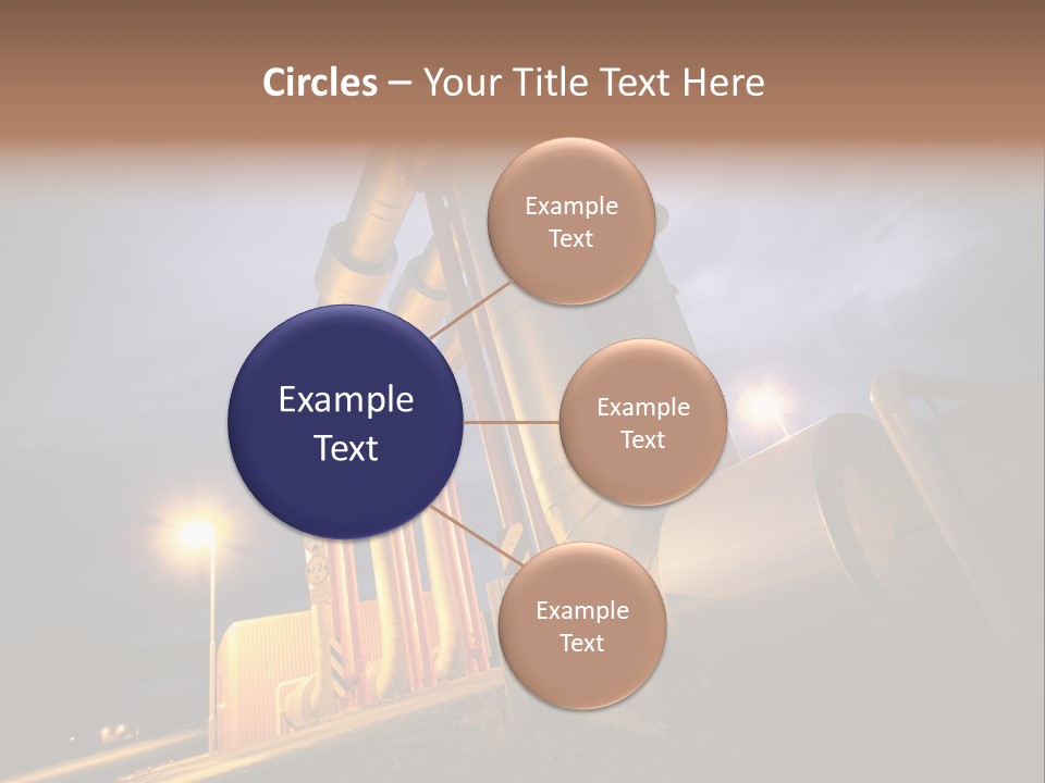 Station Petrochemical Technology PowerPoint Template