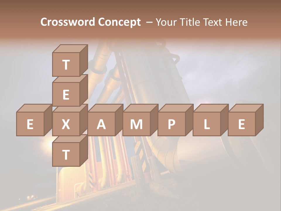 Station Petrochemical Technology PowerPoint Template