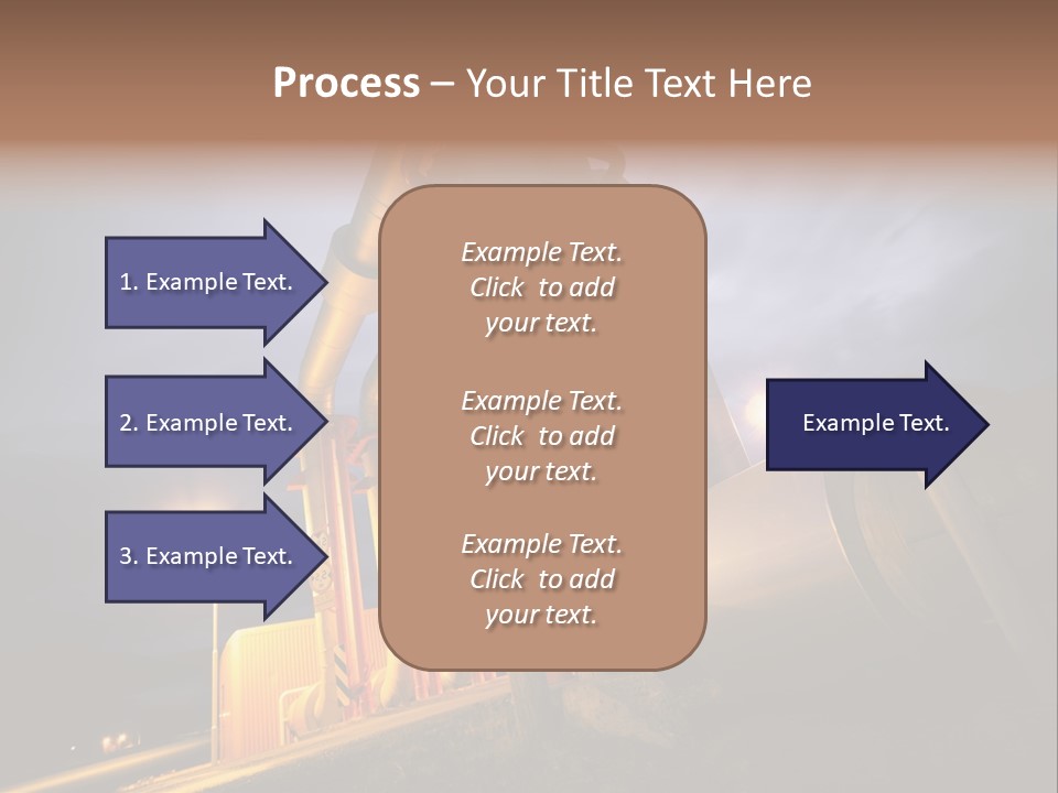 Station Petrochemical Technology PowerPoint Template