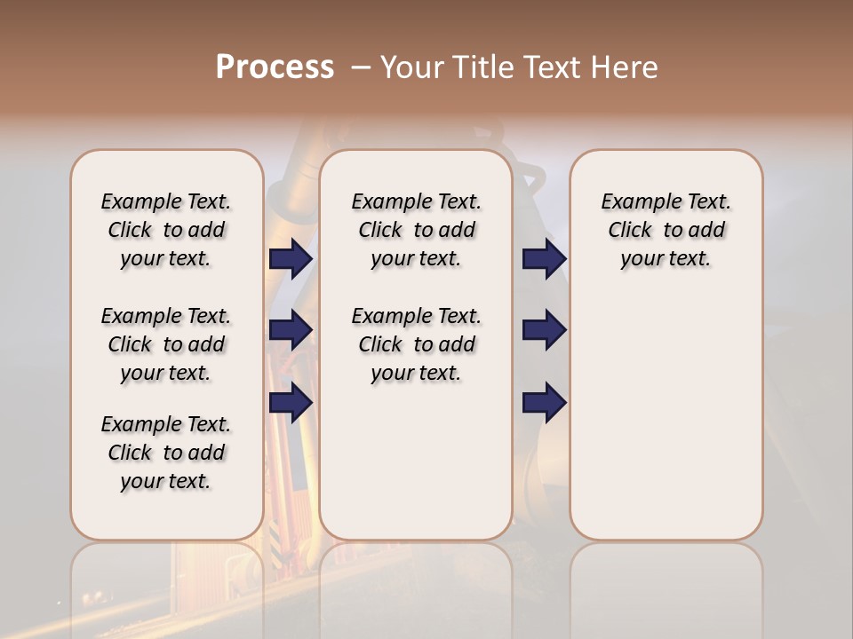 Station Petrochemical Technology PowerPoint Template