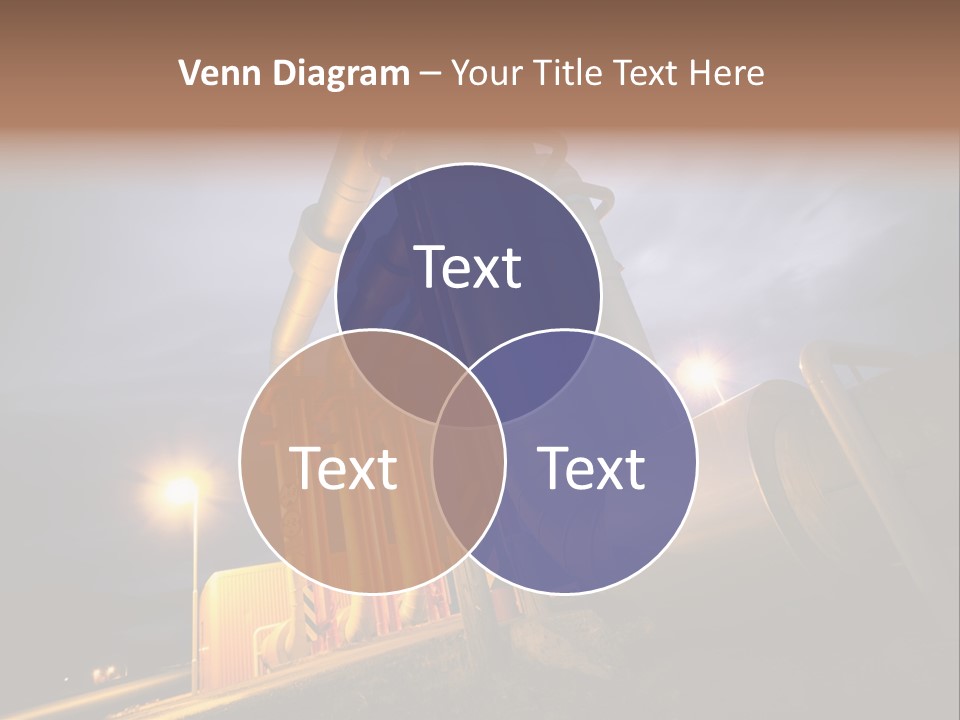 Station Petrochemical Technology PowerPoint Template