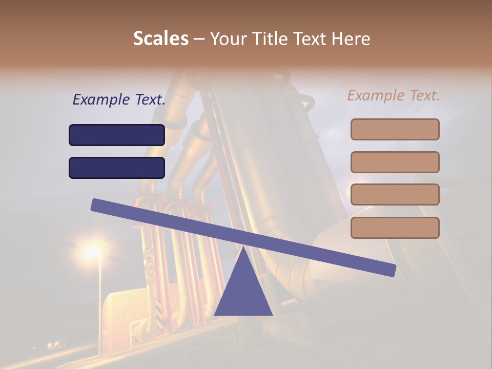 Station Petrochemical Technology PowerPoint Template