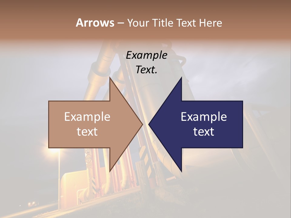Station Petrochemical Technology PowerPoint Template