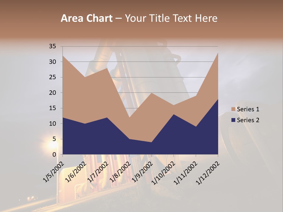 Station Petrochemical Technology PowerPoint Template