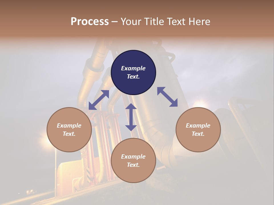Station Petrochemical Technology PowerPoint Template