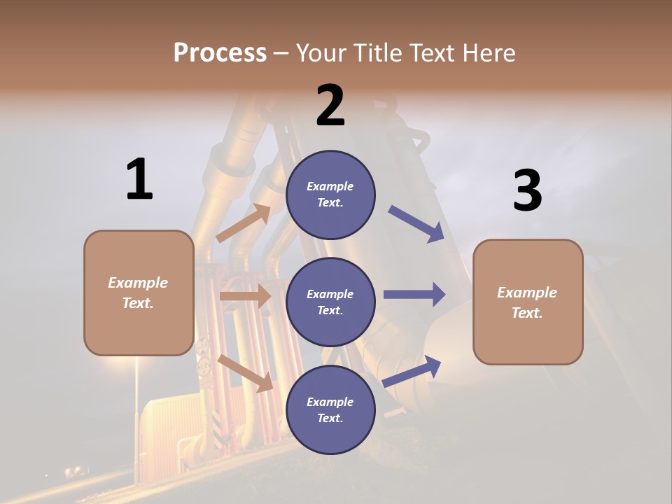 Station Petrochemical Technology PowerPoint Template