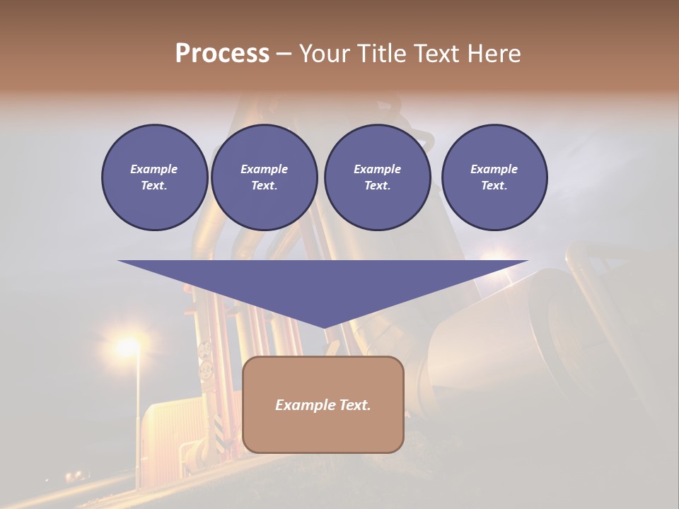 Station Petrochemical Technology PowerPoint Template