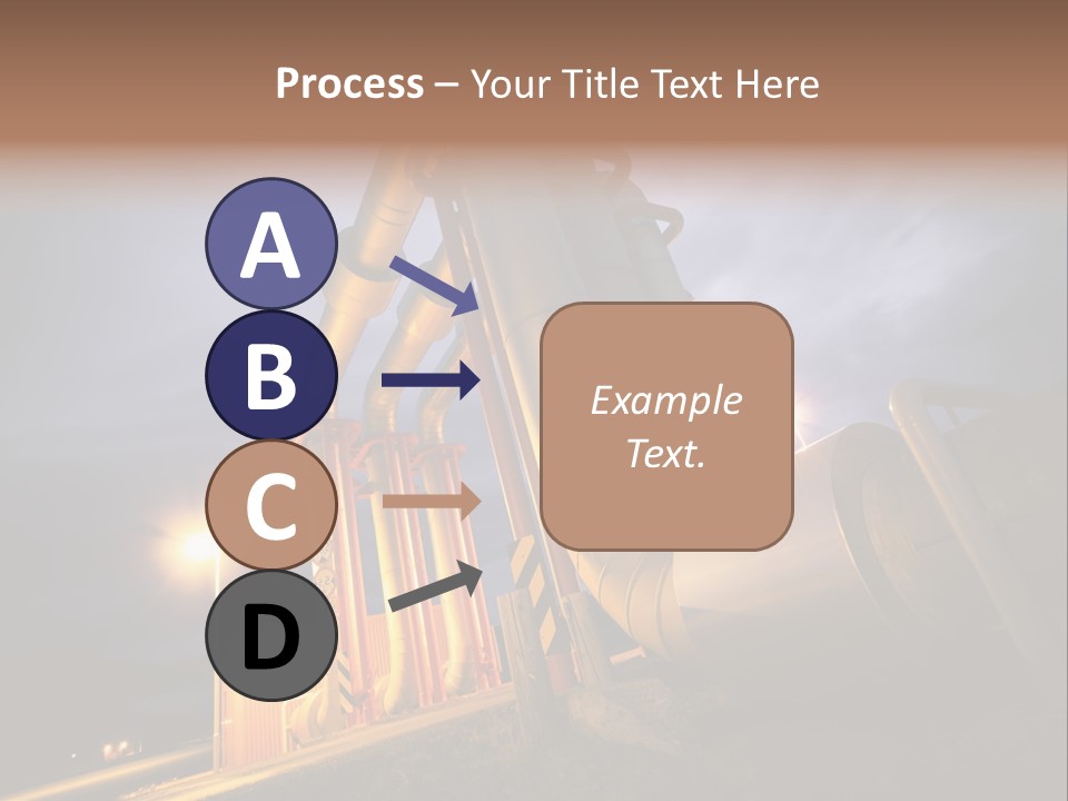 Station Petrochemical Technology PowerPoint Template