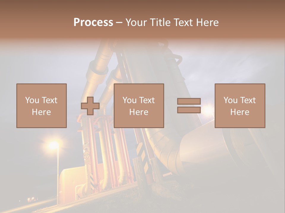 Station Petrochemical Technology PowerPoint Template