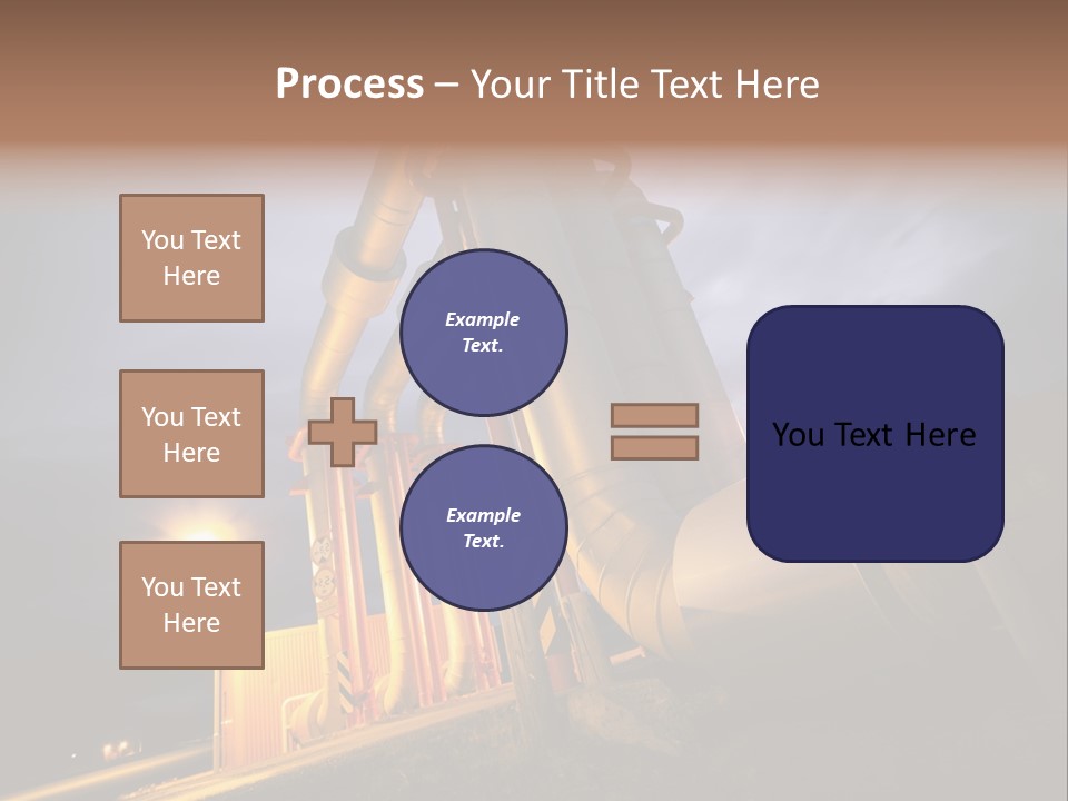 Station Petrochemical Technology PowerPoint Template
