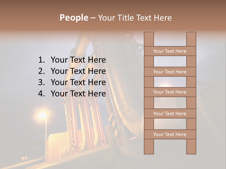 Station Petrochemical Technology PowerPoint Template