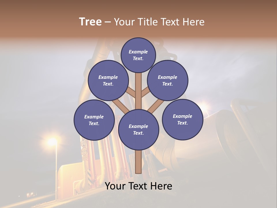 Station Petrochemical Technology PowerPoint Template