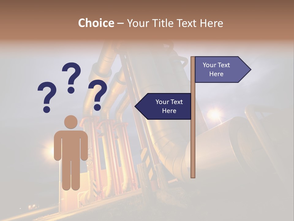 Station Petrochemical Technology PowerPoint Template