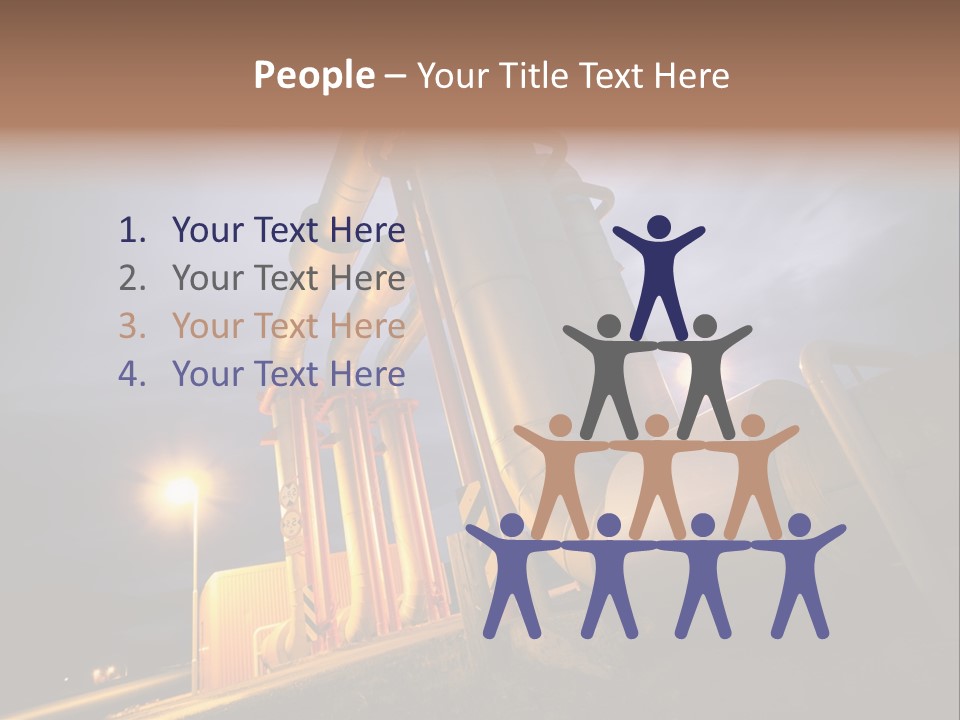 Station Petrochemical Technology PowerPoint Template