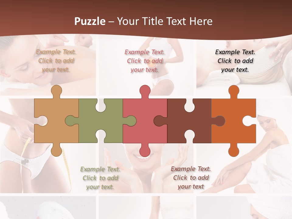 Tape Beautiful Leisure PowerPoint Template