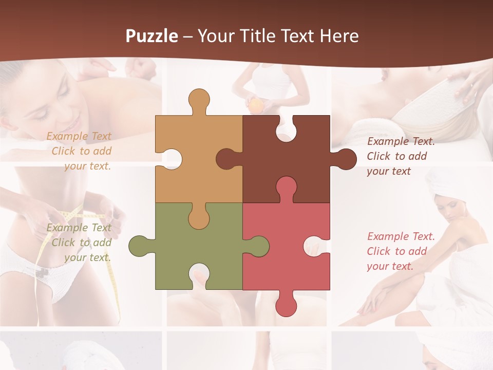 Tape Beautiful Leisure PowerPoint Template