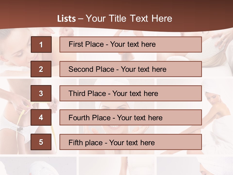 Tape Beautiful Leisure PowerPoint Template