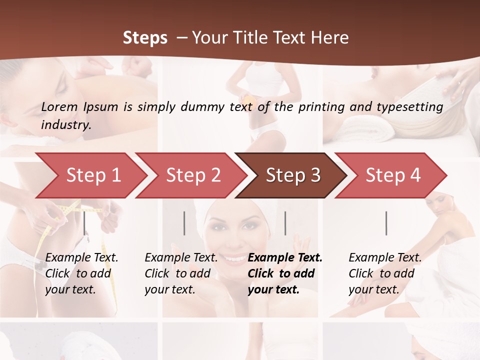 Tape Beautiful Leisure PowerPoint Template