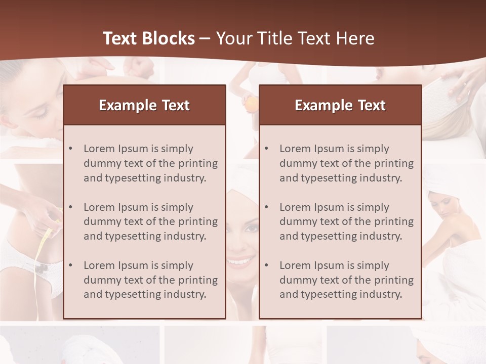 Tape Beautiful Leisure PowerPoint Template